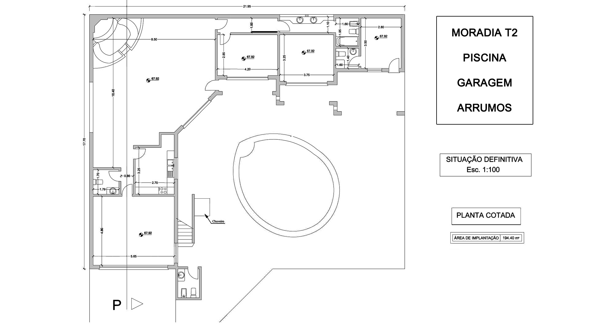 House plan T2